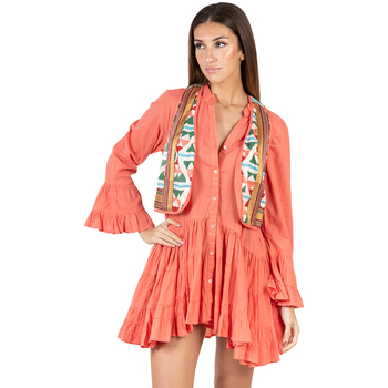 Textil Ženy Šaty Isla Bonita By Sigris Šaty Růžová