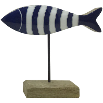 Bydlení Sošky a figurky Signes Grimalt Dřevěné Ryby Modrá
