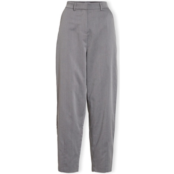 Textil Ženy Kalhoty Vila Naba Trousers 7/8 - Dark Grey Šedá