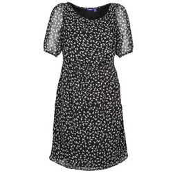 Textil Ženy Krátké šaty Mexx 13LW130 Černá / Bílá