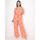Textil Ženy Kalhoty La Modeuse 71662_P168454 Oranžová