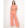 Textil Ženy Kalhoty La Modeuse 71662_P168454 Oranžová