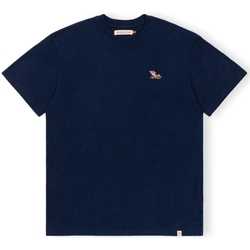 Textil Muži Trička & Pola Revolution T-Shirt Loose 1264 LAZ - Navy Modrá