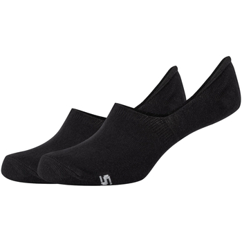 Spodní prádlo Sportovní ponožky  Skechers 2PPK Basic Footies Socks Černá