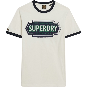 Superdry Trička s krátkým rukávem 235501 - Bílá