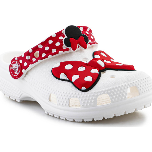 Boty Děti Sandály Crocs Classic Disney Minnie Mouse Clog 208710-119 Bílá