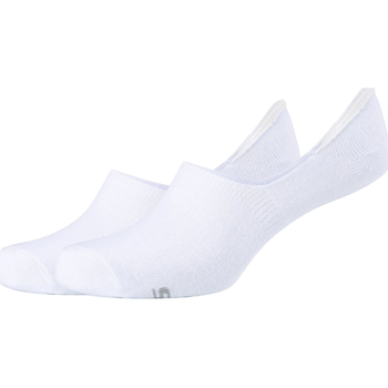 Doplňky  Ponožky Skechers 2PPK Basic Footies Socks Bílá