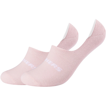 Skechers Ponožky 2PPK Mesh Ventilation Footies Socks - Růžová