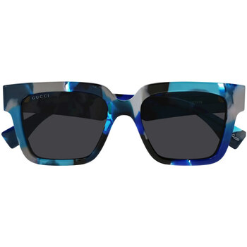 Hodinky & Bižuterie sluneční brýle Gucci Occhiali da Sole  Reace GG1626S 002 Modrá