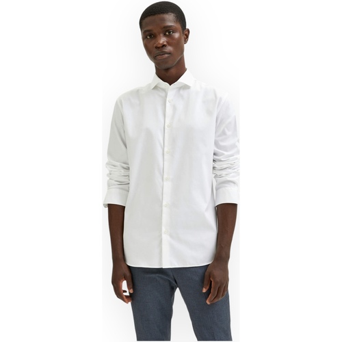Textil Muži Košile s dlouhymi rukávy Selected 16081385 BRIGHTWHITE Bílá