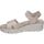 Boty Ženy Sandály Amarpies ABZ26553 Stříbrná       
