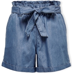 Textil Ženy Kraťasy / Bermudy Only Noos Bea Smilla Shorts - Medium Blue Denim Modrá