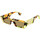 Hodinky & Bižuterie sluneční brýle Gucci Occhiali da Sole  Reace GG1625S 001 Žlutá