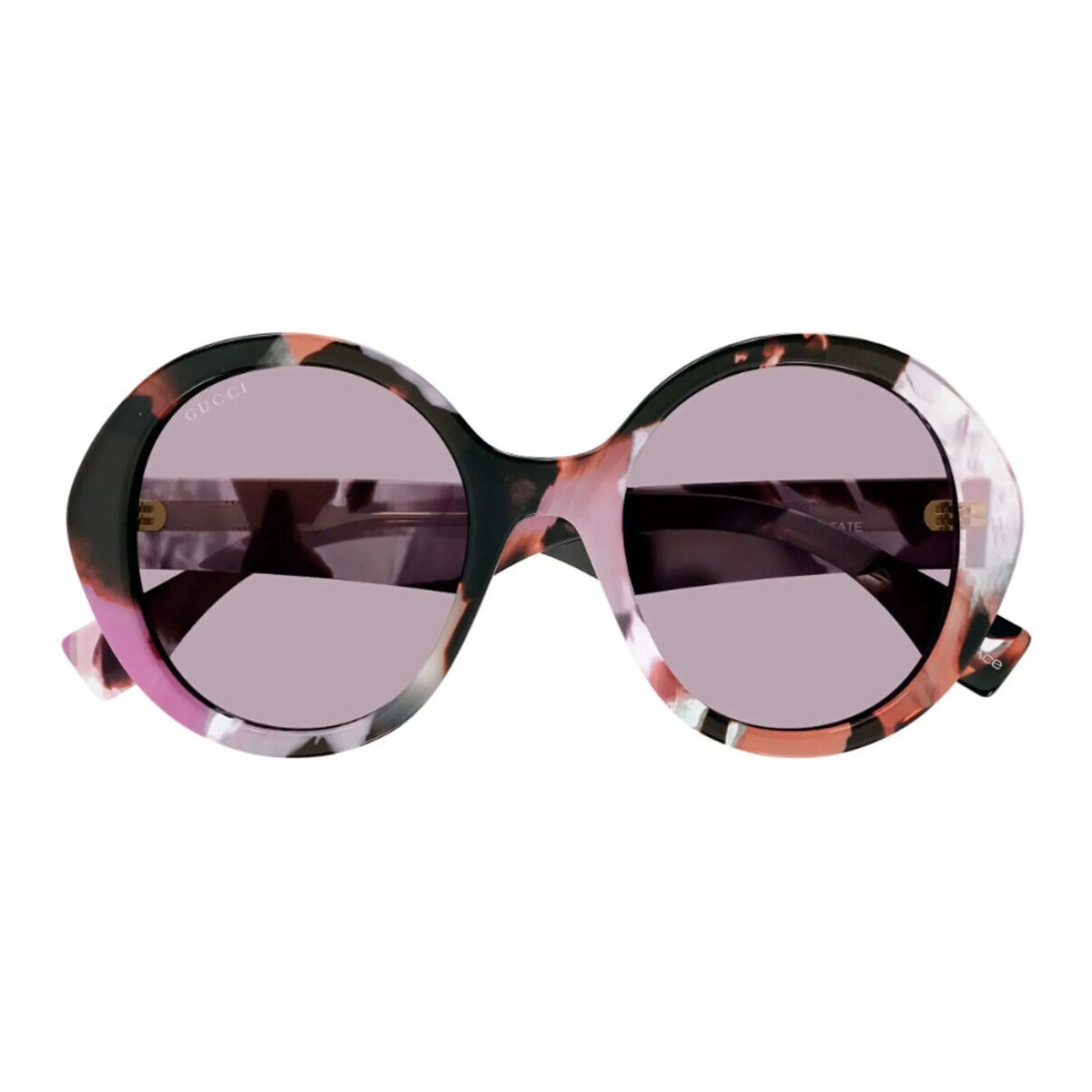 Hodinky & Bižuterie sluneční brýle Gucci Occhiali da Sole  Reace GG1628S 002 Růžová