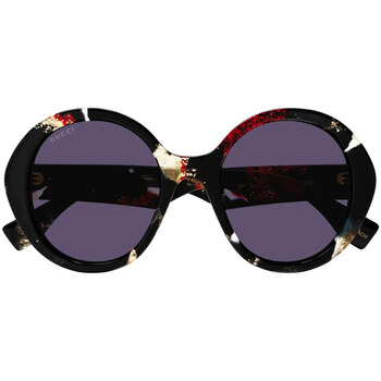 Hodinky & Bižuterie sluneční brýle Gucci Occhiali da Sole  Reace GG1628S 001 Černá