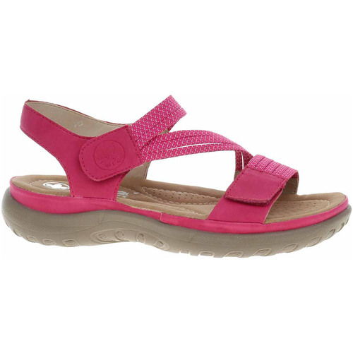 Boty Ženy Sandály Rieker Dámské sandály  64870-31 rosa Růžová