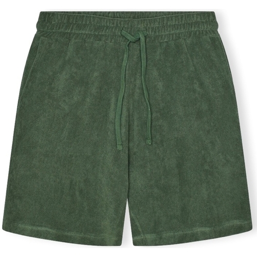 Textil Muži Kraťasy / Bermudy Revolution Terry Shorts 4039 - Dustgreen Zelená