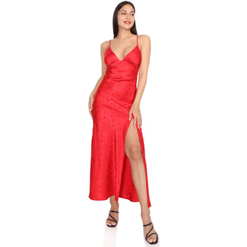 Textil Ženy Společenské šaty La Modeuse 71722_P168559 Červená