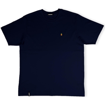 Textil Muži Trička & Pola Organic Monkey Fine Apple T-Shirt - Navy Modrá