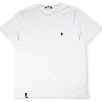 Textil Muži Trička & Pola Organic Monkey Strawberry T-Shirt - White Bílá