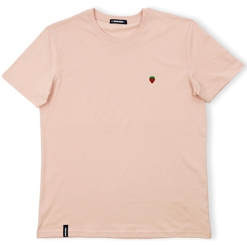 Textil Muži Trička & Pola Organic Monkey Strawberry T-Shirt - Salmon Růžová