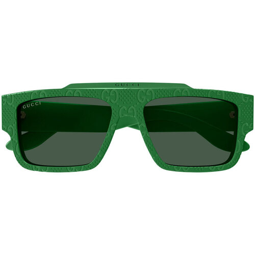 Hodinky & Bižuterie sluneční brýle Gucci Occhiali da Sole  GG1460S 007 Khaki