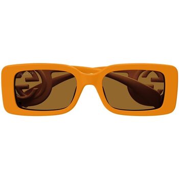 Hodinky & Bižuterie sluneční brýle Gucci Occhiali da Sole  GG1325S 008 Bílá