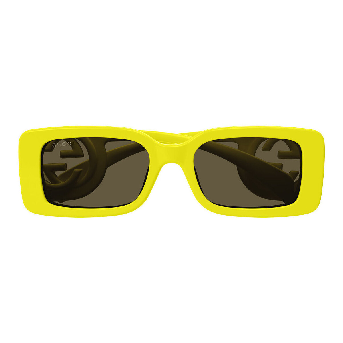 Hodinky & Bižuterie sluneční brýle Gucci Occhiali da Sole  GG1325S 007 Žlutá