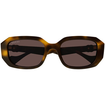 Hodinky & Bižuterie Ženy sluneční brýle Gucci Occhiali da Sole  GG1535S 002 Hnědá