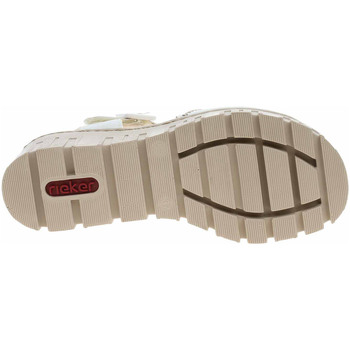 Rieker Dámské sandály  68057-80 weiss Bílá