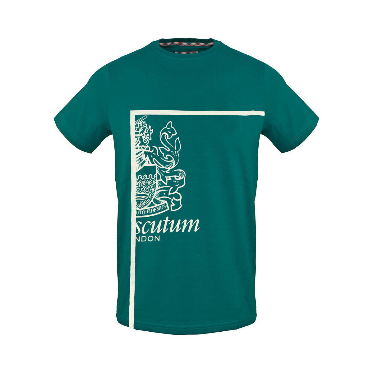 Textil Muži Trička s krátkým rukávem Aquascutum tsia127 32 green Zelená