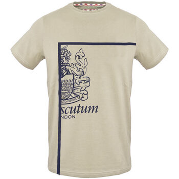Textil Muži Trička s krátkým rukávem Aquascutum - tsia127 Béžová