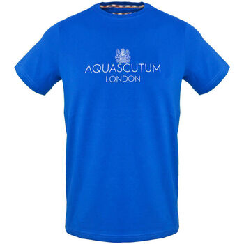 Aquascutum Trička s krátkým rukávem - tsia126 - Modrá