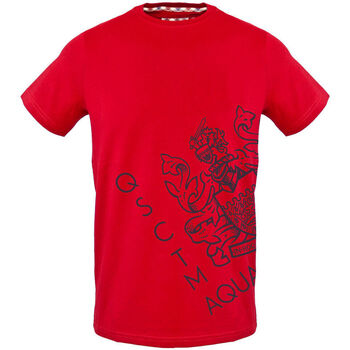 Textil Muži Trička s krátkým rukávem Aquascutum - tsia115 Červená