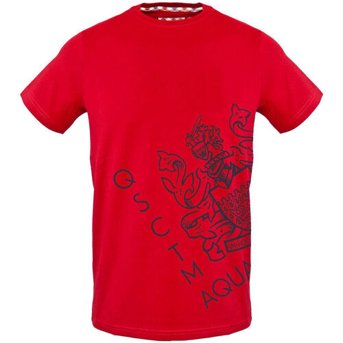 Textil Muži Trička s krátkým rukávem Aquascutum - tsia115 Červená