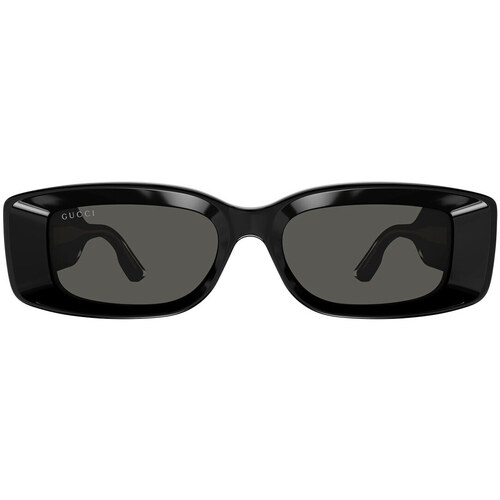 Hodinky & Bižuterie sluneční brýle Gucci Occhiali da sole  GG1528S 001 Černá