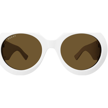 Hodinky & Bižuterie sluneční brýle Gucci Occhiali da Sole  GG1647S 003 Bílá