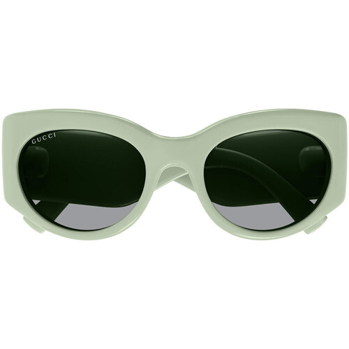 Hodinky & Bižuterie Ženy sluneční brýle Gucci Occhiali da Sole  GG1544S 003 Khaki