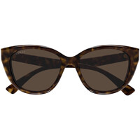 Hodinky & Bižuterie Ženy sluneční brýle Gucci Occhiali da Sole  GG1588S 002 Hnědá