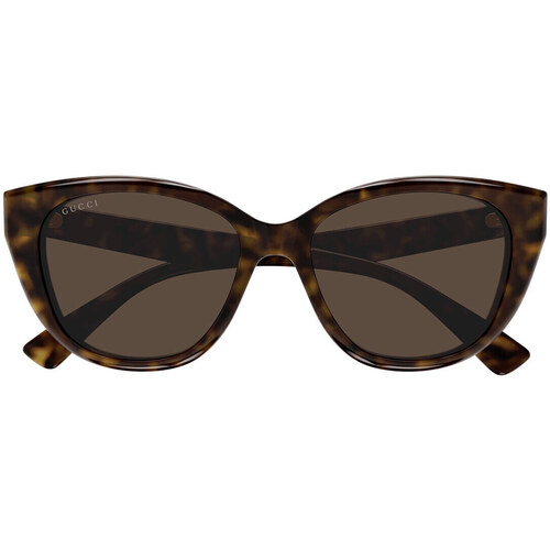 Hodinky & Bižuterie Ženy sluneční brýle Gucci Occhiali da Sole  GG1588S 002 Hnědá