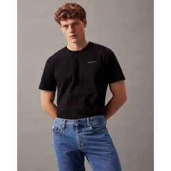 Textil Muži Trička s krátkým rukávem Calvin Klein Jeans J30J325679 Černá
