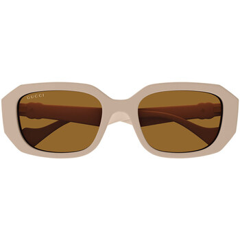 Hodinky & Bižuterie Ženy sluneční brýle Gucci Occhiali da Sole  GG1535S 003 Růžová