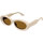 Hodinky & Bižuterie sluneční brýle Gucci Occhiali da sole  GG1527S 004 Béžová