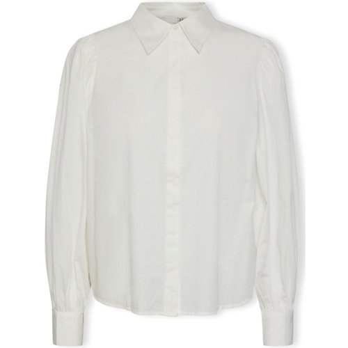 Textil Ženy Halenky / Blůzy Y.a.s YAS Noos Philly Shirt L/S - Star White Bílá