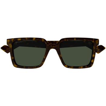 Hodinky & Bižuterie Muži sluneční brýle Gucci Occhiali da Sole  GG1540S 002 Hnědá
