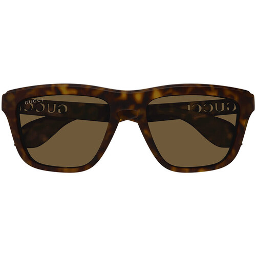 Hodinky & Bižuterie Ženy sluneční brýle Gucci Occhiali da Sole  GG1571S 002 Hnědá
