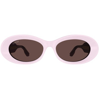 Hodinky & Bižuterie sluneční brýle Gucci Occhiali da sole  GG1527S 003 Růžová