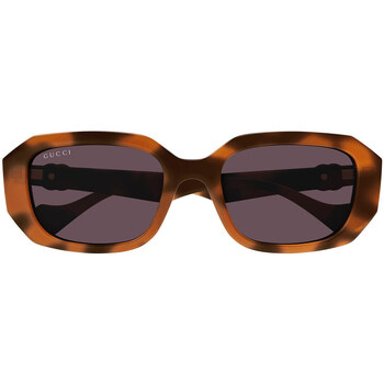 Hodinky & Bižuterie Ženy sluneční brýle Gucci Occhiali da Sole  GG1535S 005 Oranžová