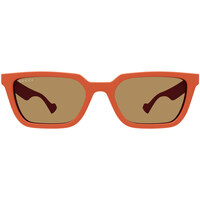 Hodinky & Bižuterie Ženy sluneční brýle Gucci Occhiali da Sole  GG1539S 004 Oranžová