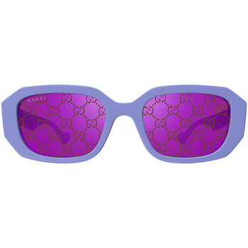 Hodinky & Bižuterie Ženy sluneční brýle Gucci Occhiali da Sole  GG1535S 004 Fialová